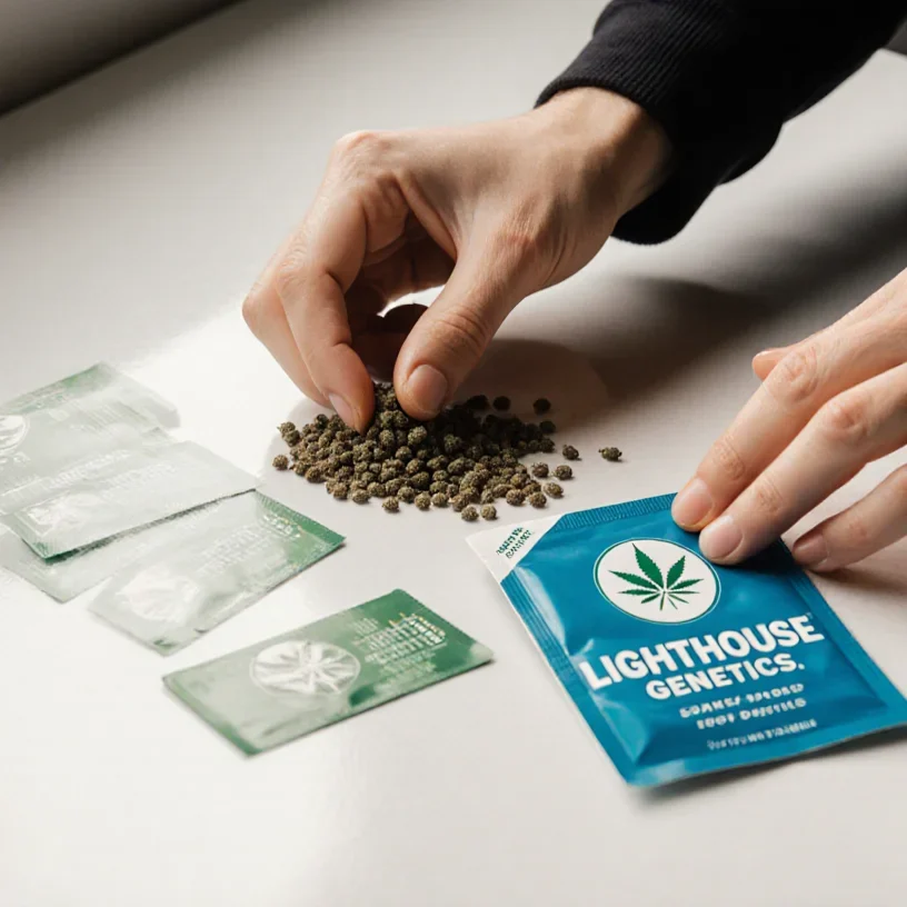 Selecting the best cannabis strains for beginners from seed packets