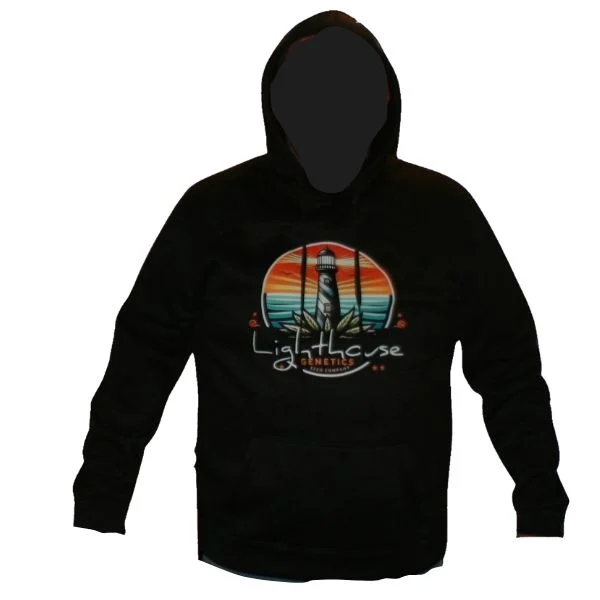 Cannabis Themed Black Hoodie